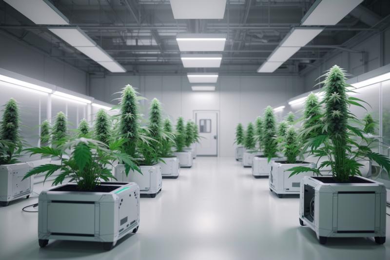 Futuristic Automated Cannabis Grow